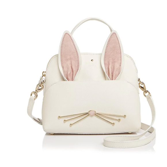 Kate Spade New York Women's Maise Rabbit Satchel Purse Handbag Crossbody Small - Picture 1 of 16